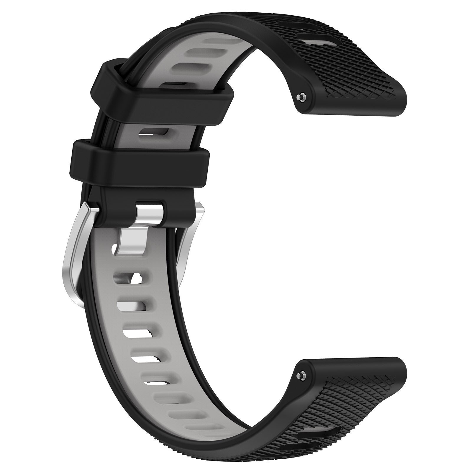 Silicone Watch Bands for Garmin Forerunner 265S 255S Venu 2S 18mm Cross Stripe Dual-color Waterproof Strap Silicone Watch Bands for Garmin Forerunner 265S 255S Venu 2S 18mm Cross Stripe Dual-color Waterproof Strap